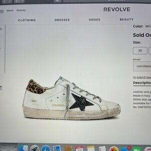 Golden Goose X Revolve Superstar Sneaker